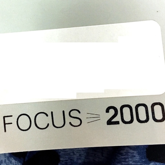 Focus 2000 Blue Animal Print Ruffle Zip Up Jacket - Picture 8 of 8